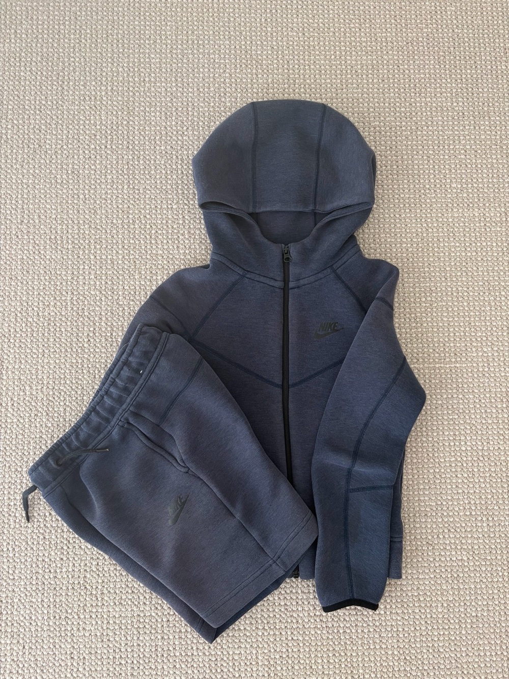 Kids Navy Nike Tech Set Small